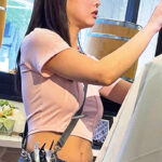 ノーブラ誘惑 美容室 巨乳美容師4名