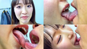 ももなちゃんがM男に濃厚キス
