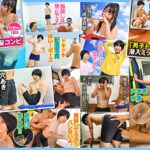 つるぺた素人女子だって男水着チャレンジ 県民プールでバレないように男子のふりして羞恥ミッション！だけのはずが･･･ボーイッシュSEXでなんか興奮しちゃって中出し許しちゃった／／／ しずく＆りおん