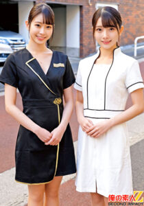 現役エステティシャンがノーハンドフェラでヌキの限界に挑戦！ ひかるさん（22）とめいさん（24）
