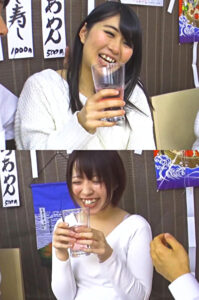 影響ある笑顔が素敵な熟れかけのおねえさん達がナンパされて男と4P！！
